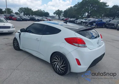 2014 Hyundai Veloster Base W/Black from USA, damaged, VIN KMHTC6AD8EU215792